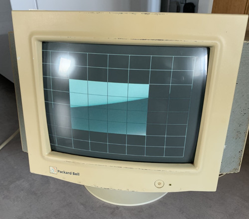 Vintage packard bell crt - vintage,